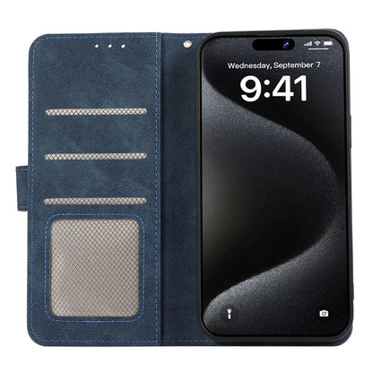 ABEEL For iPhone 16 Pro Case RFID Blocking Leather Wallet Flip Phone Cover