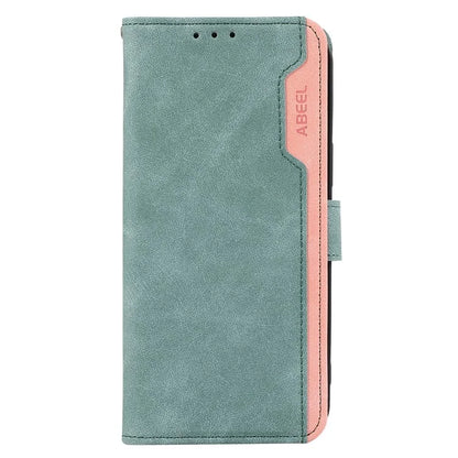 ABEEL For iPhone 16 Pro Case RFID Blocking Leather Wallet Flip Phone Cover