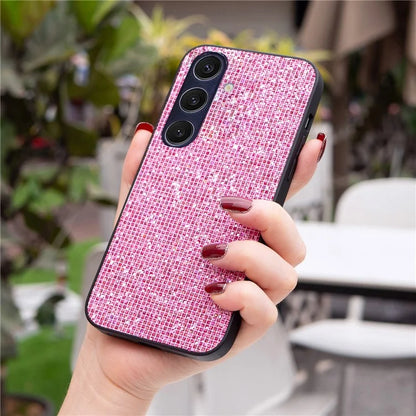 For Samsung Galaxy S24 Shockproof Case Sparkle Sequins TPU Phone Back Cover