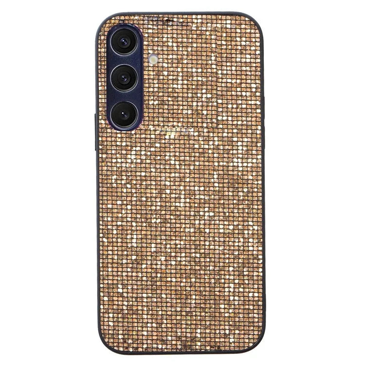 For Samsung Galaxy S24 Shockproof Case Sparkle Sequins TPU Phone Back Cover