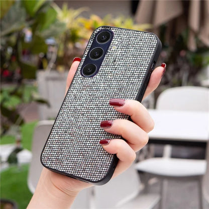 For Samsung Galaxy S24 Shockproof Case Sparkle Sequins TPU Phone Back Cover
