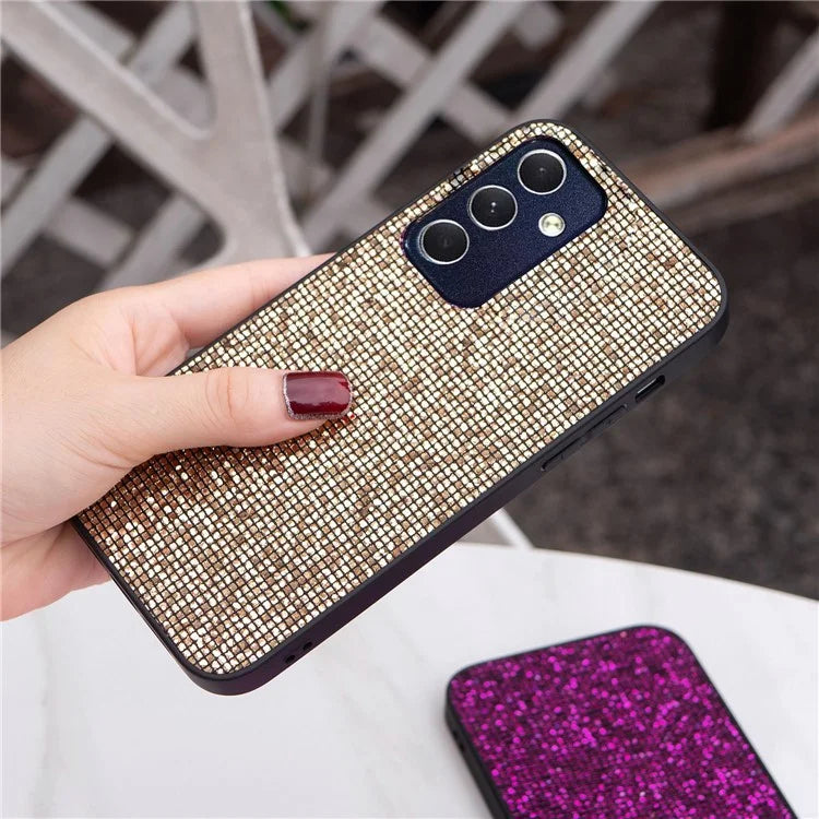 For Samsung Galaxy A05s 4G Case Sequins Decorated Slim TPU Phone Cover