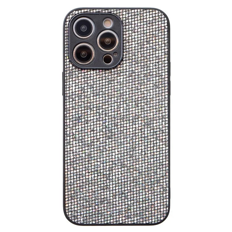 For iPhone 14 Pro Case Sparkle Sequins Shockproof TPU Phone Back Cover