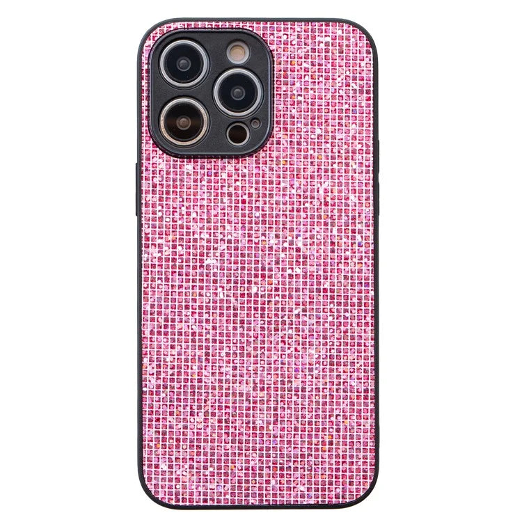 For iPhone 14 Pro Case Sparkle Sequins Shockproof TPU Phone Back Cover