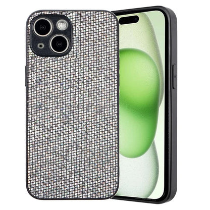 For iPhone 15 Case Bling Lattice Sequin Shockproof Protective Phone Cover