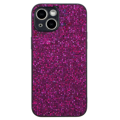 For iPhone 15 Case Bling Lattice Sequin Shockproof Protective Phone Cover