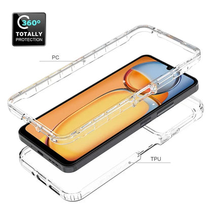 For Xiaomi Redmi 13C 4G / 13C 5G / Poco C65 4G Case PC+TPU Gradient Color Mobile Phone Cover