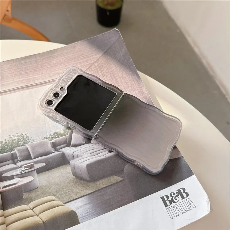 For Samsung Galaxy Z Flip5 5G Case Gradient Surface Hard PC Phone Cover
