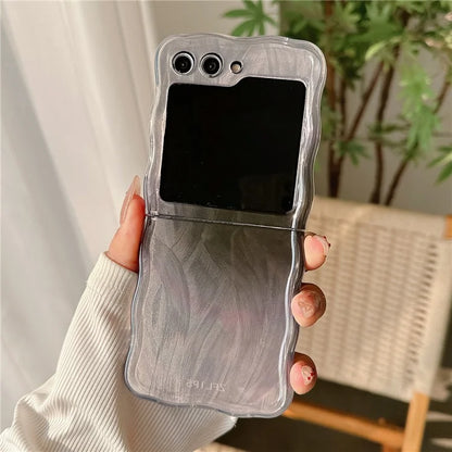 For Samsung Galaxy Z Flip5 5G Case Gradient Surface Hard PC Phone Cover