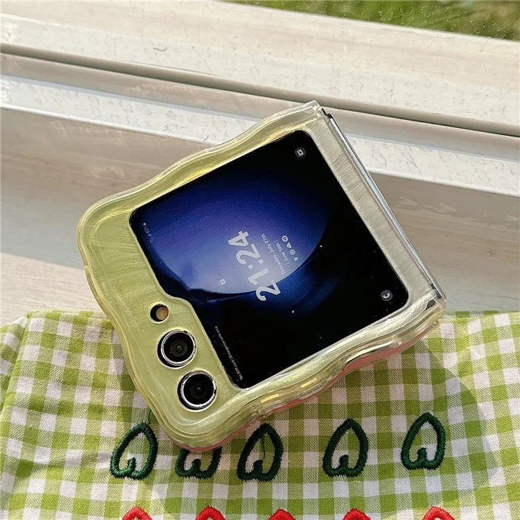 For Samsung Galaxy Z Flip5 5G Case Gradient Surface Hard PC Phone Cover