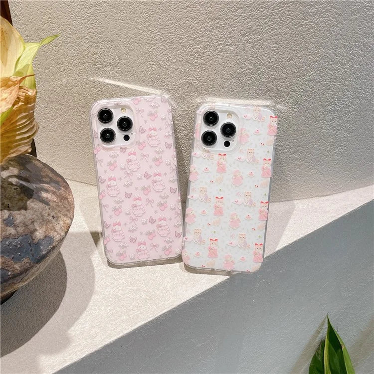 For iPhone 15 Pro Cell Phone Accessories Wholesale TPU Case Double Layer IMD Phone Cover