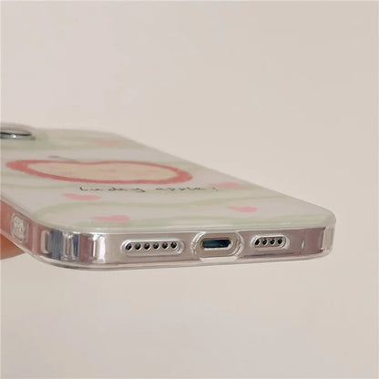 For iPhone 13 Pro Case Dual Layer IMD Lovely Pattern Design TPU Protective Phone Cover