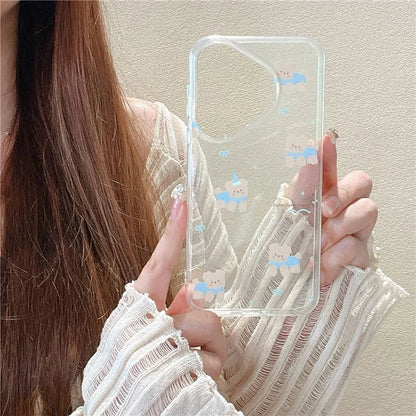 For Huawei Pura 70 Case IMD Animal Pattern Glitter TPU Phone Cover
