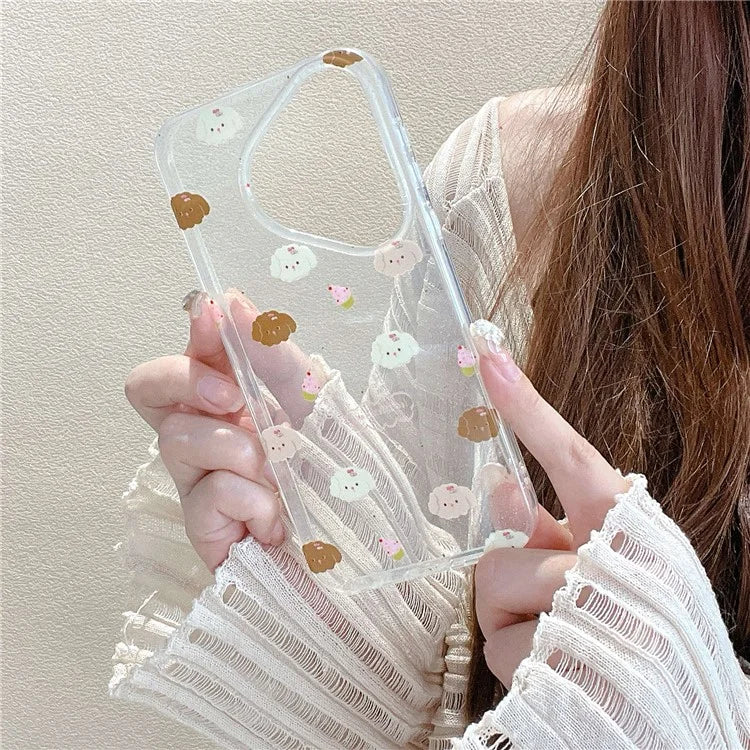 For Huawei Pura 70 Case IMD Animal Pattern Glitter TPU Phone Cover