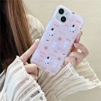 For iPhone 14 Shockproof Case IMD Pattern Soft TPU Phone Cover