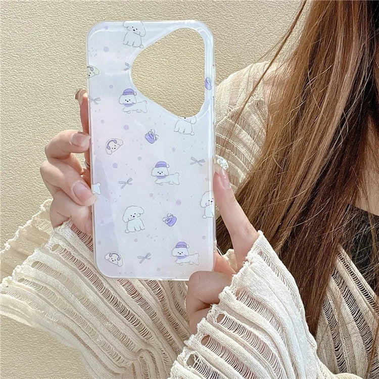 For Huawei Pura 70 Case Pattern IMD Soft TPU Shockproof Phone Cover