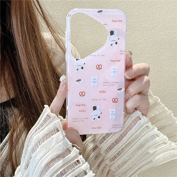 For Huawei Pura 70 Case Pattern IMD Soft TPU Shockproof Phone Cover