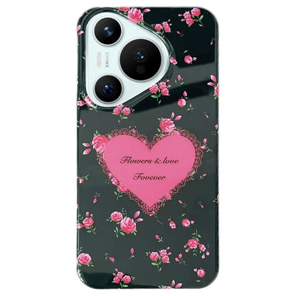 For Huawei Pura 70 Case Pattern IMD Soft TPU Shockproof Phone Cover