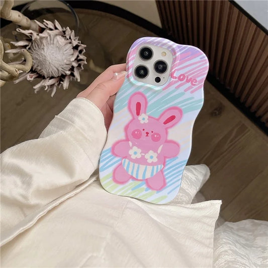 A67 For iPhone 14 Pro Graffiti Animal Water Transfer Printing Detachable TPU Phone Case