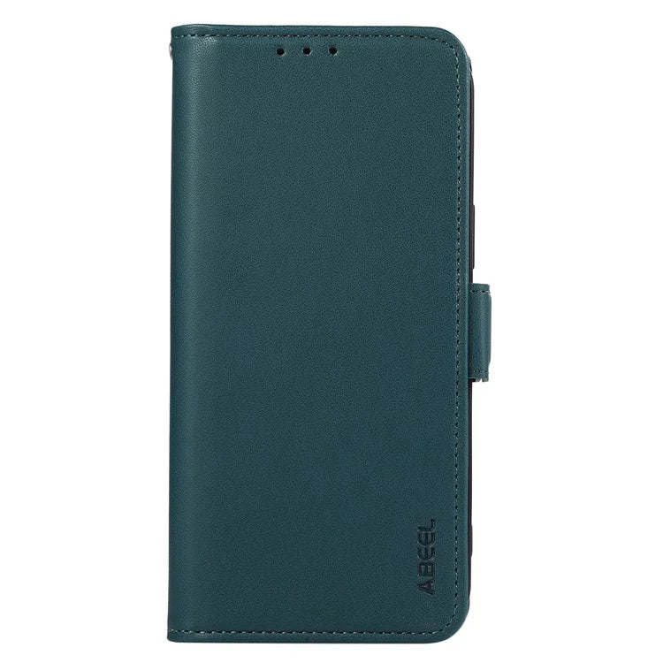 ABEEL For iPhone 16 Pro Max Leather Case RFID Blocking Wallet Stand Phone Cover