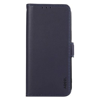 ABEEL For iPhone 16 Pro Max Leather Case RFID Blocking Wallet Stand Phone Cover