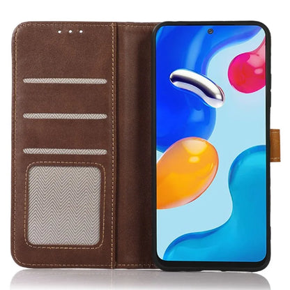 For iPhone 16 Pro Max Case Leather Wallet Stand Calf Texture Phone Protective Cover