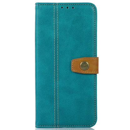 For iPhone 16 Pro Max Case Leather Wallet Stand Calf Texture Phone Protective Cover