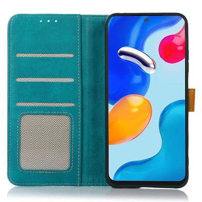 For iPhone 16 Pro Case Leather Wallet Stand Phone Cover Calf Texture Phone Shell