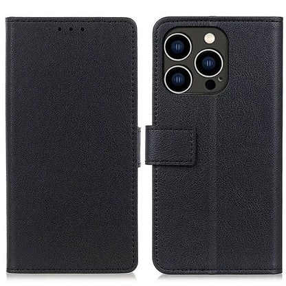 For iPhone 16 Pro Wallet Case Protective Stand Leather Phone Cover