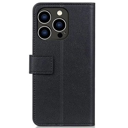 For iPhone 16 Pro Wallet Case Protective Stand Leather Phone Cover