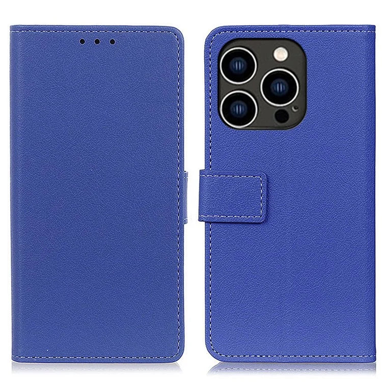 For iPhone 16 Pro Wallet Case Protective Stand Leather Phone Cover