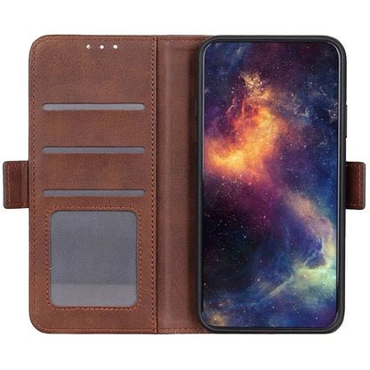 For iPhone 16 Pro Max Case Side Magnetic Clasp PU Leather Wallet Phone Cover