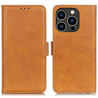 For iPhone 16 Pro Max Case Side Magnetic Clasp PU Leather Wallet Phone Cover