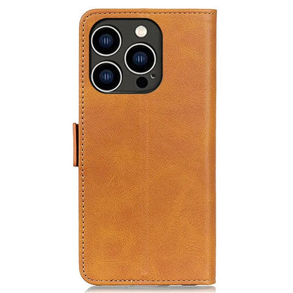 For iPhone 16 Pro Max Case Side Magnetic Clasp PU Leather Wallet Phone Cover