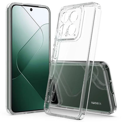 For Xiaomi 14 Case TPU+Acrylic Anti-Scratch Transaprent Protective Phone Cover