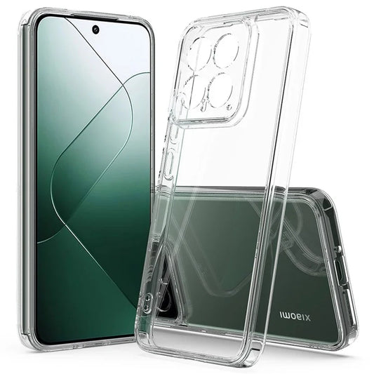 For Xiaomi 14 Case TPU+Acrylic Anti-Scratch Transaprent Protective Phone Cover