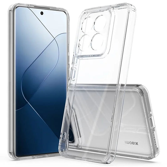 For Xiaomi 14 Pro Case TPU+Acrylic Scratch-proof Clear Mobile Phone Cover