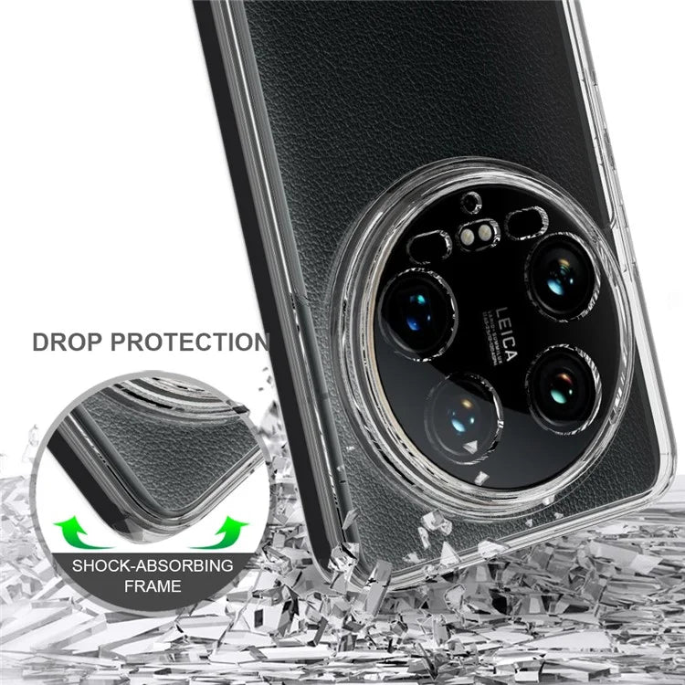 For Xiaomi 14 Ultra Case Anti-scratch TPU+Acrylic Transparent Phone Cover