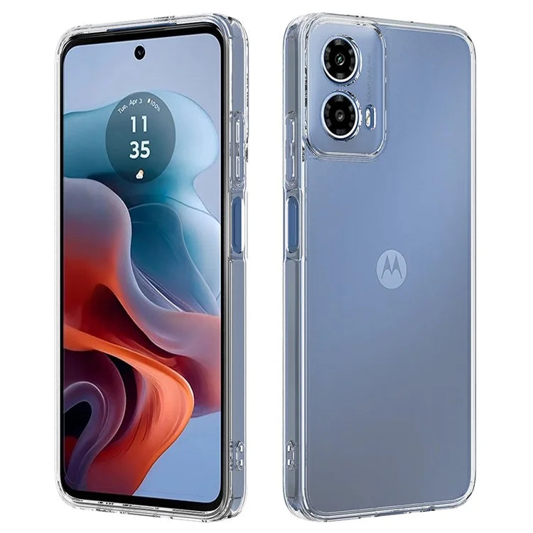 For Motorola Moto G34 5G Clear Case TPU+Acrylic Cell Phone Cover