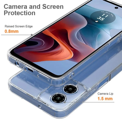 For Motorola Moto G34 5G Clear Case TPU+Acrylic Cell Phone Cover