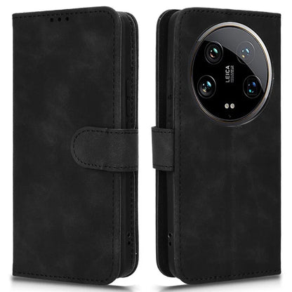 For Xiaomi 14 Ultra Case Magnetic PU Leather Phone Protective Shell Card Slots Wallet Phone Cover
