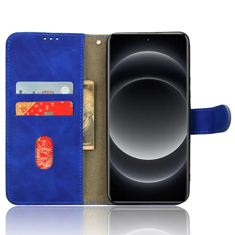 For Xiaomi 14 Ultra Case Magnetic PU Leather Phone Protective Shell Card Slots Wallet Phone Cover