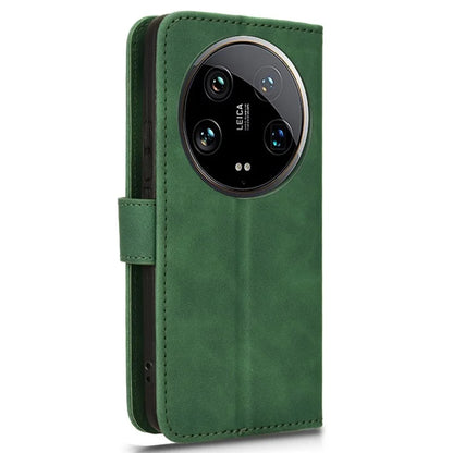 For Xiaomi 14 Ultra Case Magnetic PU Leather Phone Protective Shell Card Slots Wallet Phone Cover
