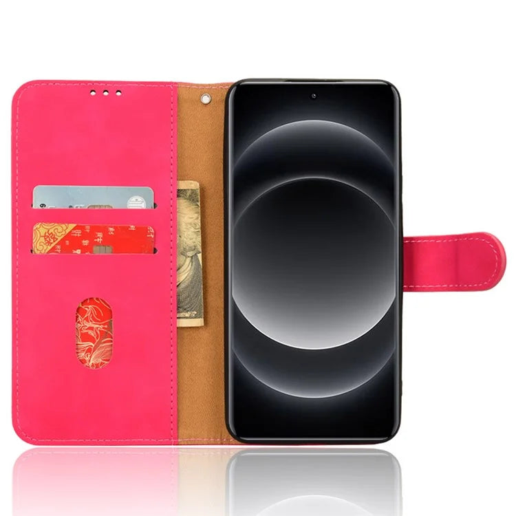 For Xiaomi 14 Ultra Case Magnetic PU Leather Phone Protective Shell Card Slots Wallet Phone Cover