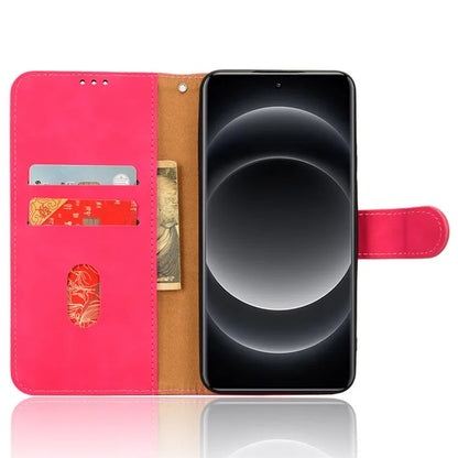 For Xiaomi 14 Ultra Case Magnetic PU Leather Phone Protective Shell Card Slots Wallet Phone Cover