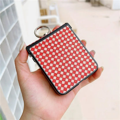For Samsung Galaxy Z Flip5 5G Hard PC Case Ring Kickstand Phone Protective Cover
