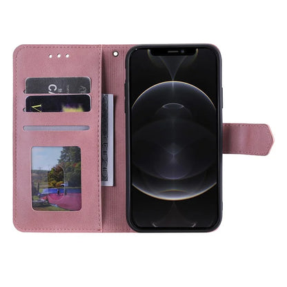 For Motorola Edge 50 Pro 5G Case Splicing Stitching Leather Flip Protective Cover