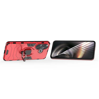 For Xiaomi Redmi Turbo 3 5G / Poco F6 5G Case Ring Holder Kickstand PC+TPU Phone Cover