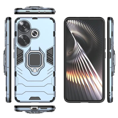For Xiaomi Redmi Turbo 3 5G / Poco F6 5G Case Ring Holder Kickstand PC+TPU Phone Cover