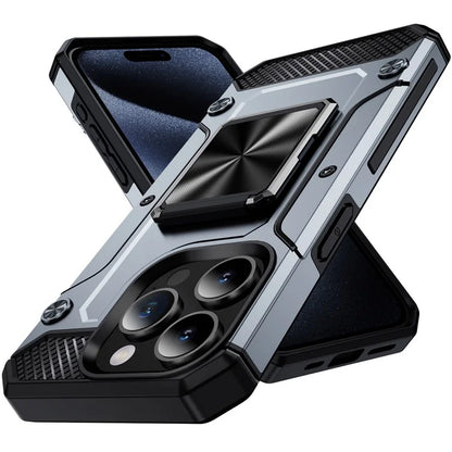 Bulk Buy For iPhone 14 Pro Case Ring Holder Kickstand Hybrid PC+TPU Phone Cover